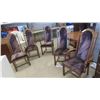 Image 1 : 5 Dining Room Chairs (2) Captain 