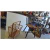 Image 1 : Kitchen Chair, Wicker Magazine Rack 