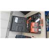 Image 1 : Ridgid 18 Volt Drill 2 Batteries, Charger & Case 