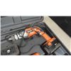 Image 3 : Ridgid 18 Volt Drill 2 Batteries, Charger & Case 
