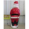 Image 2 : Santa Blow Mold 42'' Tall - Has Damage on Base, See Photos 