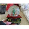 Image 8 : Christmas Decorations, Water Globe, Train Set, Tree Ornaments, Tote, Plus 