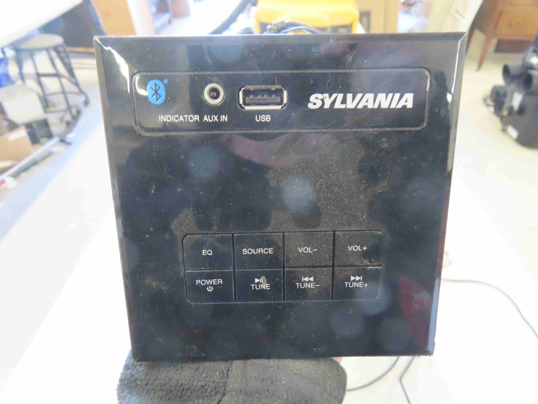 3 Pool Cues , Sylvania Tower Stereo System