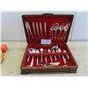 Image 1 : 70+ Pieces Silverware with Chest 