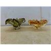 Image 2 : 2 Heavy Art Glass (1) Stamped Chalet 