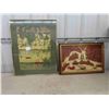 Image 1 : 2 Framed Pictures Largest 24'' x 30'' 