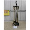 Image 1 : Fireplace Tools with Stand 