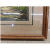 Image 2 : 2 Wood Framed Pictures - Largest 18'' x 22'' 