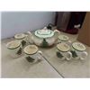 Image 2 : Christmas Tea Pot with 6 Cups , Santa Salt and Pepper Shakers, Porcelain