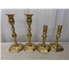 Image 2 : Brass Candle Sticks , Silver Plated Candle Stick Holders , Spoons , Plus 
