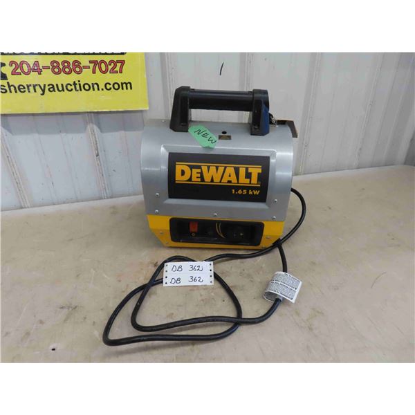 New Dewalt Electric Air Heater 1500 Watts 