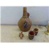 Image 2 : Decanter with Shot Glasses, 9'' Totem Pole, Bowling Pin Pickle Forks, 