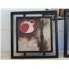 Image 2 : 2 Framed Abstract Pictures 34'' x 34'' 