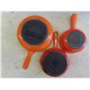 Image 2 : Enamel Pots, Pan, Lids 