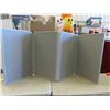 Image 1 : Office Desk Divider / Bulletin Board 4 Attached Panels 18'' x 30'' 