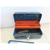 Image 2 : 2 Metal Tool Boxes with Adjustable Wrench, Screwdrivers, Sockets, Plus 