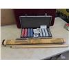 Image 1 : 2pce Pool Cue and Case , New Aluminum Case Filled with Poker Chips and