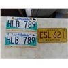Image 4 : 11 Manitoba License Plates 
