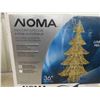 Image 2 : (2) 36'' Decorative Silhouettes Glitter Trees with 64 Pre Strung LEDs