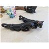 Image 8 : Brass Candlestick Holder , Salt and Peppers, Creamer, Ceramic Pooch