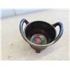 Image 3 : 3pcs Carnival Glass : Vase , Candy Dish , Basket 