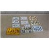 Image 1 : 10 License Plates : Snowmobile, Bicycle, Trailer 
