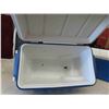 Image 2 : 2 Coleman Coolers - 1 Is Missing Drain Plug and Wheels, Pictured 