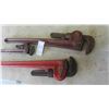 Image 2 : 3 Ridgid Pipe Wrenches (2) 36'' (1) 18'' 