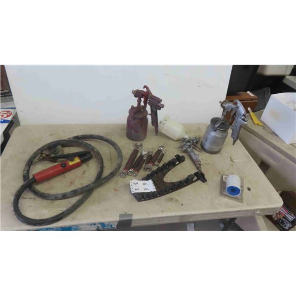 Welding Arch, Wrenches, Air Paint Sprayer 