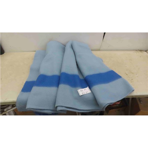 Vintage Earlys Witney Trapper Point Blanket 4 Points with Deep Pile, Blue 