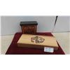 Image 1 : First Nations Haida Box By Clarence Mills 8.5'' Tall x 10'' Wide , Cedaar Fish 