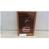 Image 1 : Vintage Hires Root Beer Wood Framed Glass Clock 10'' x 14'' 