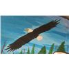 Image 8 : Vintage First Nations Moose Antler Shed Artwork and Carving ''Eagle'' Signed 27'' x 