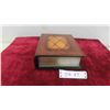 Image 1 : Wooden Hinged Box That Looks Like a Book 8'' x 10'' x 2.75'' 