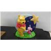 Image 2 : Winnie the Pooh and Piglet Battery Operated Bank 8'' Tall 