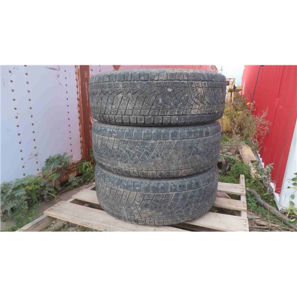 3 Bridgestone Blizzak Tires 245/65R-17 