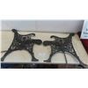 Image 1 : 2 Cast Bench Ends 