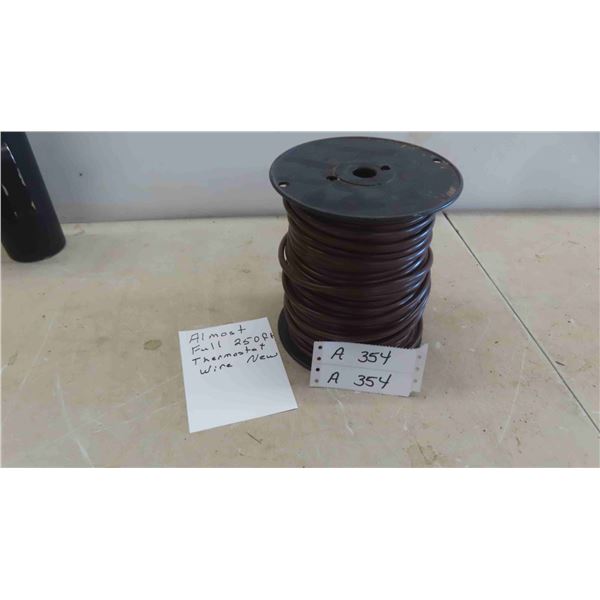 New Thermostat Wire - Almost Full Roll 250ft 