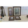 Image 1 : 4 Framed Golf Pictures - Largest is 20'' x 24'' 