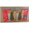 Image 1 : Artificial 7.5ft Christmas Tree with Warm White LEDs 