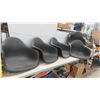 Image 1 : 5 Poly Seats No Hardware or Legs 
