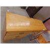 Image 3 : Maple Desk with 4 Drawers 31'' x 50'' x 16 1/2'' & Chair 