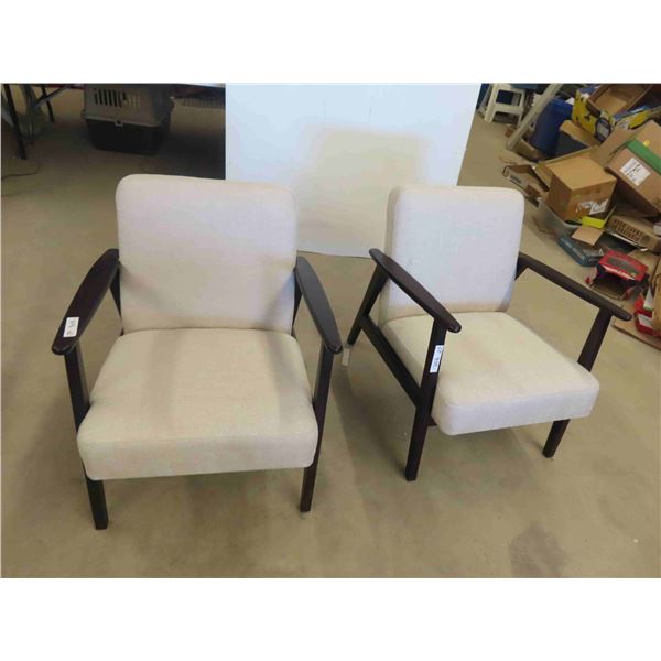 2 New Condition Arm Chairs 