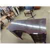 Image 3 : Desk with 7 Drawers + Glass Top Protection 30 1/2'' x 48'' x 19'' 