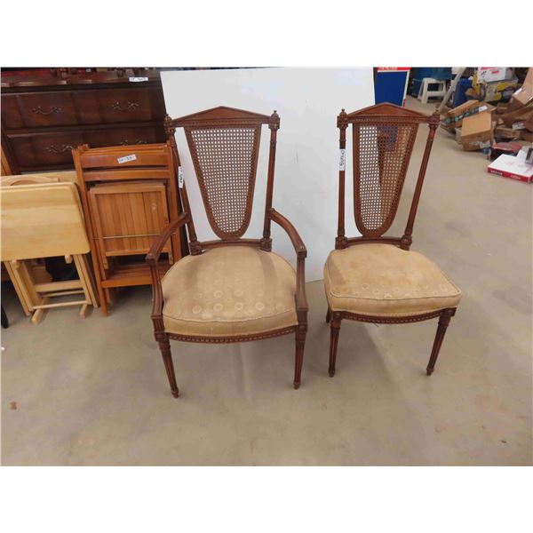 2 Dining Room Chairs (1) Captain 