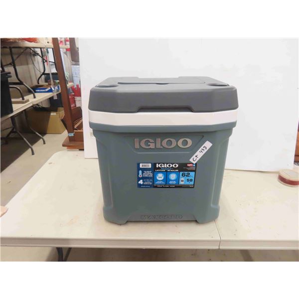New Igloo 58 Litre Rolling Cooler with Handle 