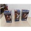 Image 1 : 3 New Luteo Outdoor LED Cylinder Scone Lights 