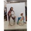 Image 1 : 2 Blow Molds Mary and Baby Jesus & Wise Man 36'' Tall 