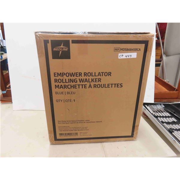New Medline Empower Rollator Rolling Walker 