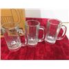 Image 2 : 2 Dozen (24) New Heavy Glass Beer Mugs